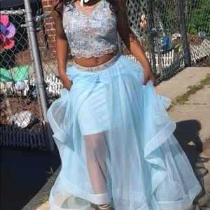A 2 piece formal dress. Only worn once!